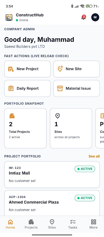 ConstructHub screenshot 1