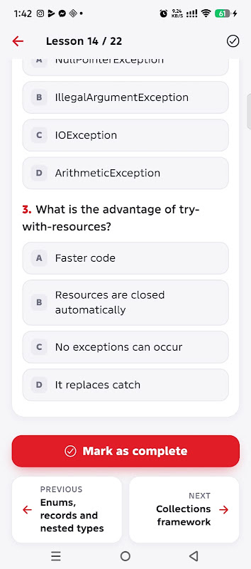 Learn JAVA in just 5 days screenshot 4