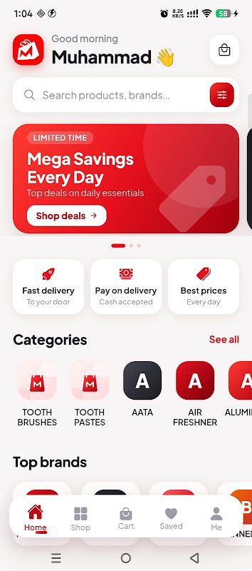 MEGASTORE WS - Online Shopping screenshot 1