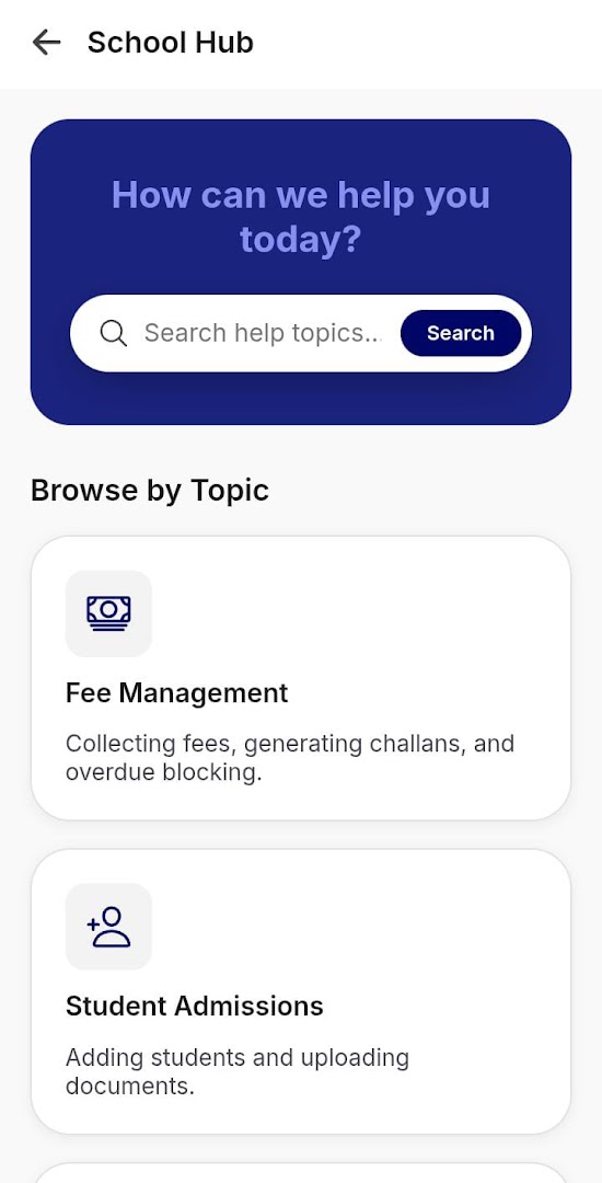 SchoolHub screenshot 6